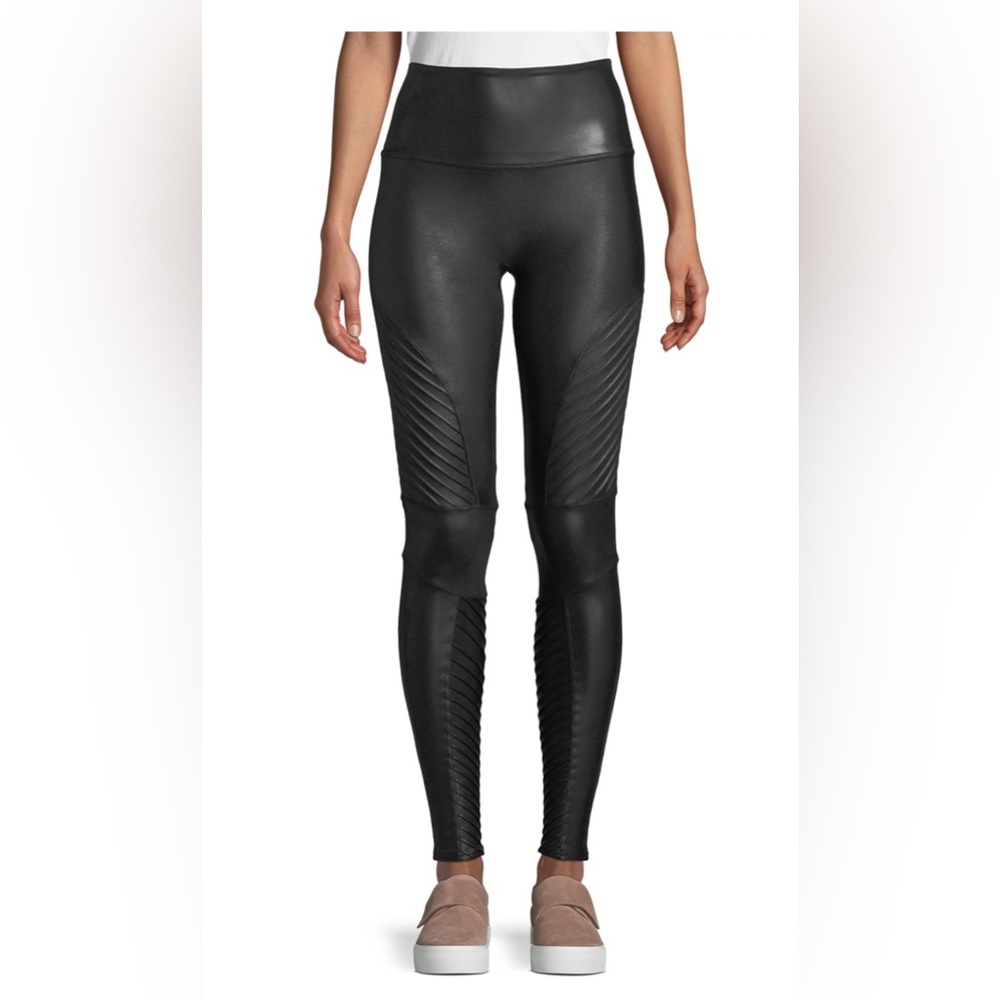Black Moto Spanx Leggings